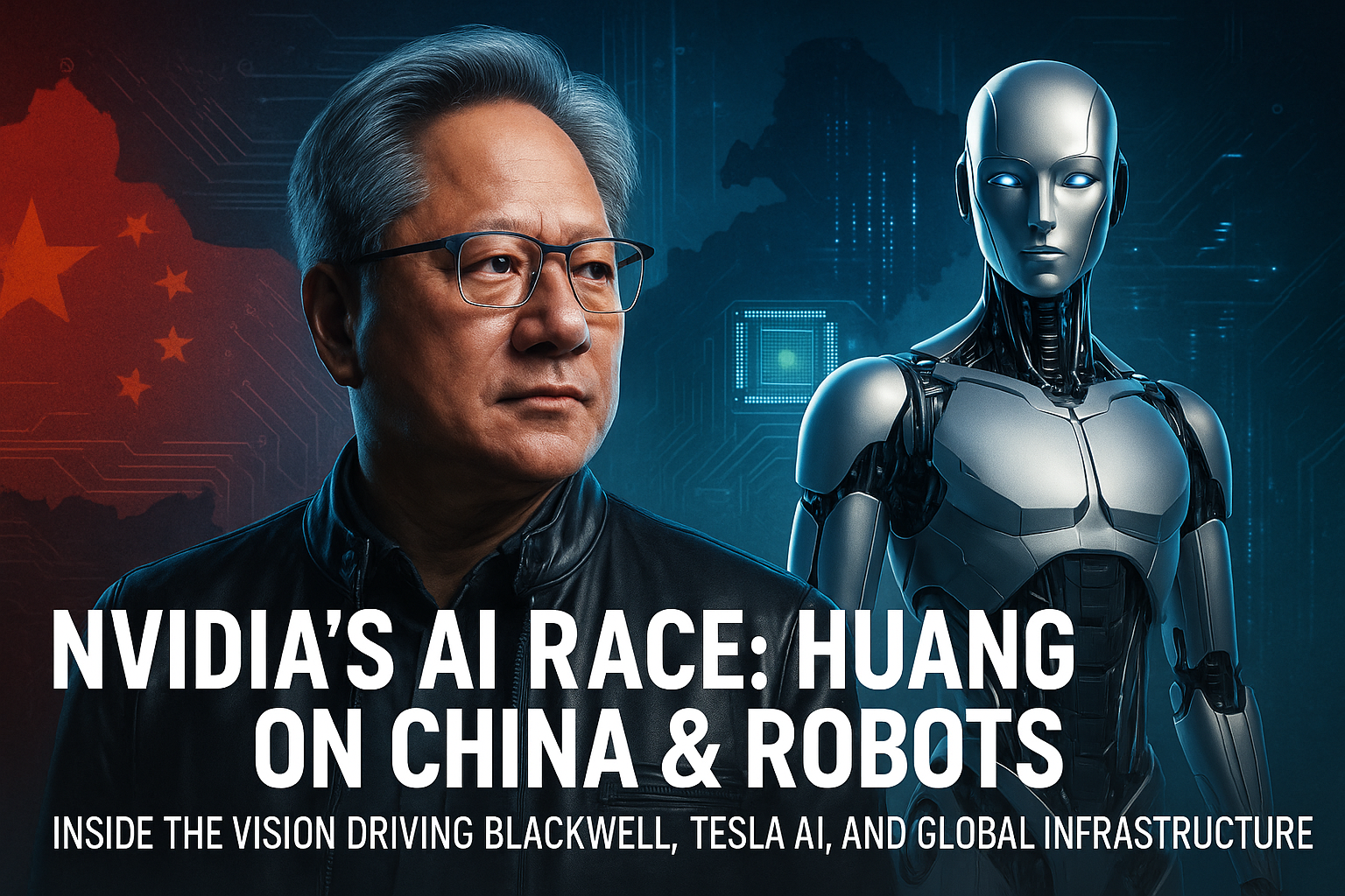 Jensen Huang AI Interview – Nvidia CEO with Tesla Robot and China Tech Split