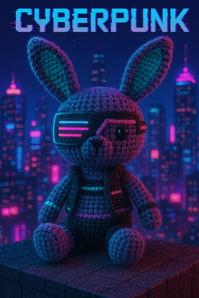 Amigurumi Character Poster